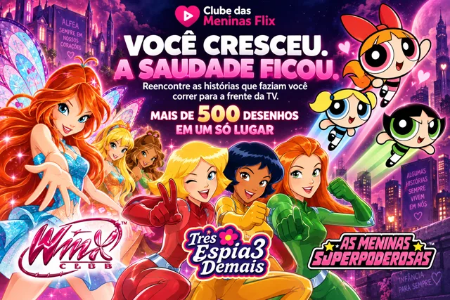 A maior coleção de desenhos para meninas do Brasil